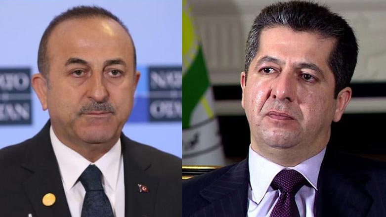 Mesrûr Barzanî û wezîrê derve yê Tirkiyê peywendîyeke telefonî encmadan